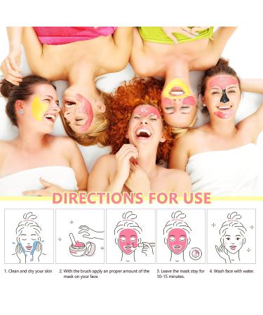 5-Piece Face Mask Set for Deep Pore Cleansing with Turmeric, Vitamin C, Dead Sea Mud, and Rose Clay Masks Ideal Skincare Gift for Women - Buy Online on GoSupps.com