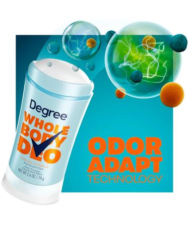 Degree Women Whole Body Deodorant Fresh Citrus Stick Aluminum Free72H Odor Control 2.6 oz - Buy Online on GoSupps.com
