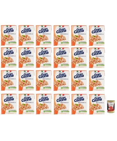 Italian Gourmet E.R. Gran Cucina Besciamella Set of 24 plant-based creams for cooking without palm oil 200 g + 400 g