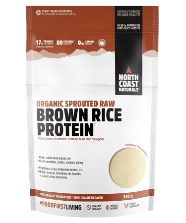 North Coast Naturals I Organic Sprouted Raw Brown Rice Protein 340 g