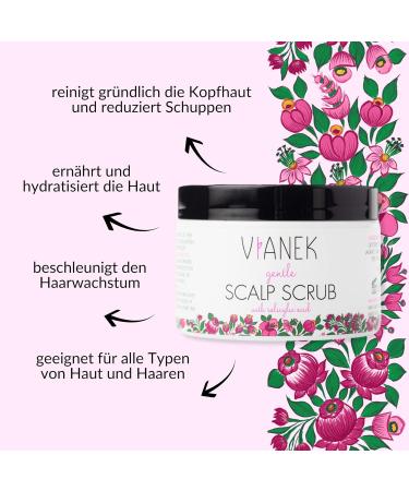 Vianek Calming Scalp Peeling 150ml - Vegan Scalp Scrub with Salicylic Acid for All Skin Types - Natural Cosmetics - Buy Online on GoSupps.com