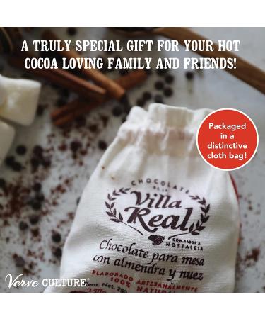 Verve CULTURE Mexican Hot Chocolate Discs- Dairy Free Vegan Gourmet Spicy Blend- Almond & Walnut Flavored- 250g Bag- 5 Discs- Pack of 5 - Buy Online on GoSupps.com