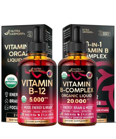NUTRAHARMONY Vitamin B12 & B-Complex Drops