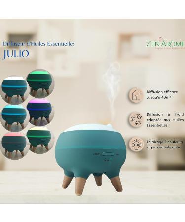 Zen ar me Julio Essential Oil Diffuser Ultrasonic Aromatherapy LED Light 2 Modes & Timer Function | Perfect for Home & Office - Buy Online on GoSupps.com
