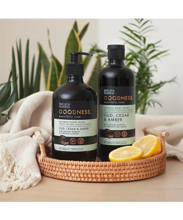 Baylis & Harding Goodness Oud Cedar and Amber Body Wash 500 ml (Pack of 3) - Vegan Friendly 500 ml (Pack of 3) Oud Cedar & Amber Body Wash - Buy Online on GoSupps.com