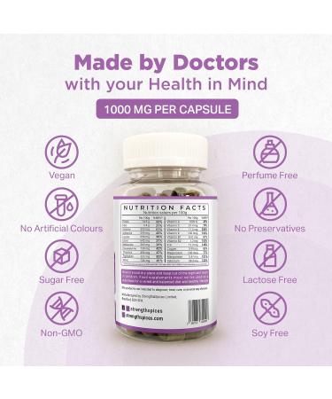 Strength & Spices Memory Booster and Focus Supplement with Ginkgo Biloba and 22 Super Ingredients Plant-Based Brain Supplement for Improved Mood Clarity and Alertness 1000mg 60 Capsules Jar - Buy Online on GoSupps.com