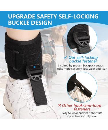 Joingood Footy Orthosis for Walking: Adjustable Foot Splint & Bandages for Achilles Tendon Support Dorsal Flexion - Day & Night Use (S/M) - Buy Online on GoSupps.com
