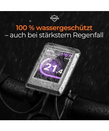 Buy Wheeloo Bosch Kiox 300 Screen Protector | Transparent Water-Repellent Ebike Display Cover | Premium Bike Accessories - Buy Online on GoSupps.com