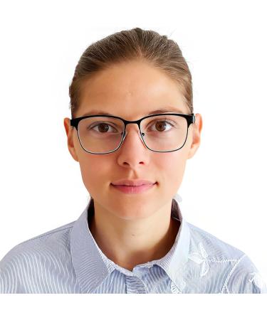 Vintage Mini Reading Glasses - Metal Frame Plastic Lenses - Black 1.0 Diopter - Unisex Reading Aid - Buy Online on GoSupps.com