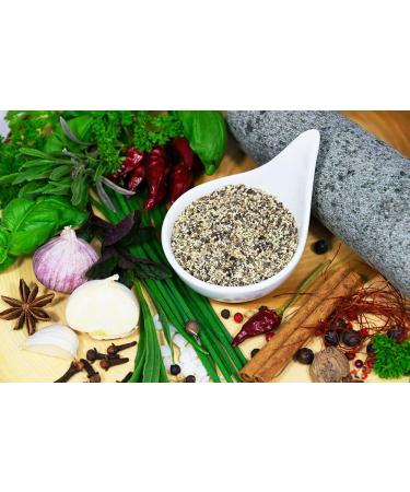 Black Pepper - Finely Ground Steak Pepper - Reduced Seeds - Premium Quality from Indonesia - 1500g Polyethylene Bucket - Buy Online on GoSupps.com