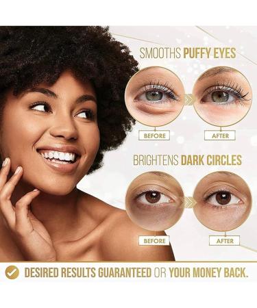 Mascarillas de Tratamiento Ocular con Col geno - Parches de Oro de 24 Kilates para el Cuidado de la Piel Bajo los Ojos - Buy Online on GoSupps.com