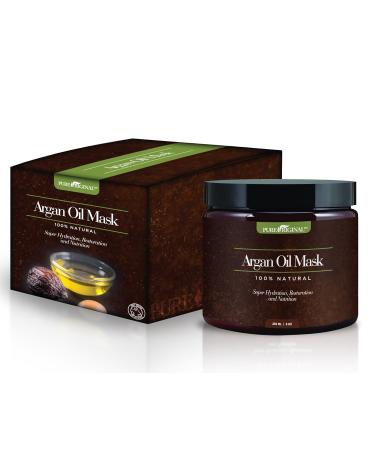 Pure Originals Argan Oil Hair Mask Deep Conditioner 8 Oz - Organic Jojoba Oil, Aloe Vera & Keratin - Repair Dry, Damaged Hair - For All Hair Types - Buy Online on GoSupps.com