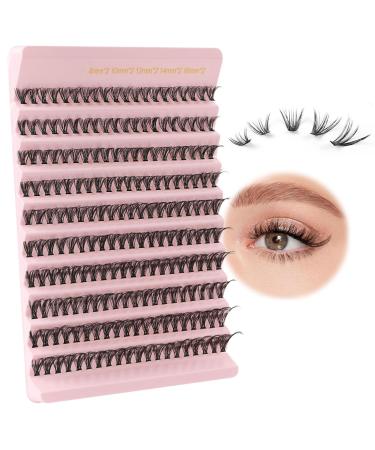 Poiuyoiu eyelash extensions fluffy individual eyelashes 30d artificial nerz volume eyelashes 8-16mm length diy eyelashes extension deliciously wrong eyelash cluster lashes gift for women - Buy Online on GoSupps.com