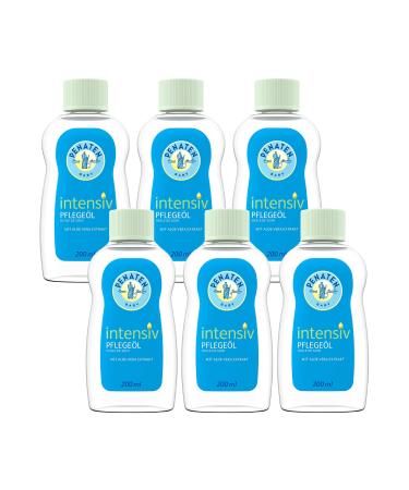 Penates intensive care oil (6 x 200 ml) particularly well tolerated baby oil with aloe vera for gentle cleaning and care dry baby skin moisturizing baby body oil - Buy Online on GoSupps.com