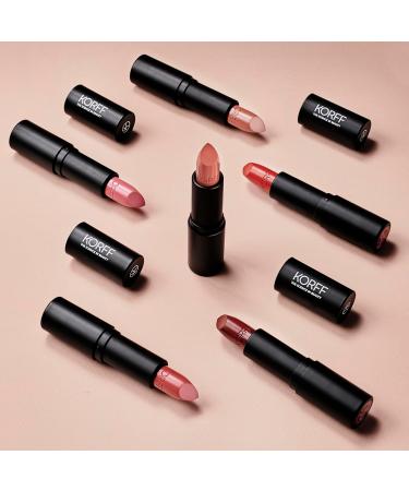  Korff Korff Lumi-matt Lipstick intense color and excellent hold creamy texture with collagen hyaluronic acid and vitamin E 02 nudes 4.2 ml - Buy Online on GoSupps.com