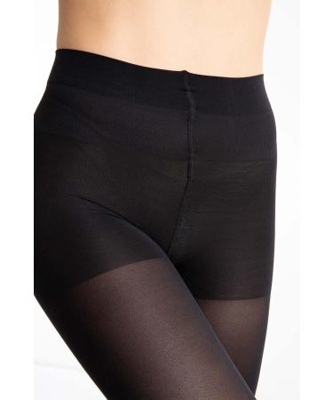 Buy Relaxsan Microfiber 880M Compression Tights for Women | 18-22 mmHg Support Stockings | 140 Den | Stylish & Comfortable Black - Buy Online on GoSupps.com