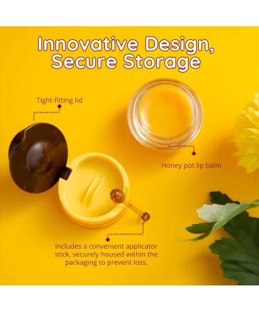 Original My Bee Balm Lip Balm - Propolis Hydrating Balm Honey Pot for Dry Chapped & Cracked Lips with Propolis Honey & Vitamin E - Soften Smooth & Reduce Lip Lines Honey 1 Count (Pack of 1) - Buy Online on GoSupps.com