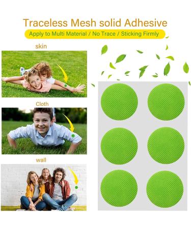96 Pack Mosquito Patches Stickers - Natural Plant Based, Deet Free for Kids & Adults - Outdoor/Indoor Travel - Green 11 - Buy Online on GoSupps.com
