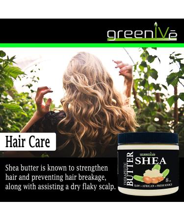 GreenIVe 100% Pure Shea Butter Raw - 8 oz Jar | Exclusively on Amazon - Buy Online on GoSupps.com