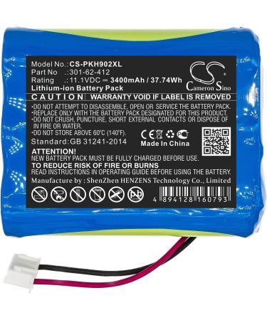 Replacement Battery for Peaktech P 9020 P9020A P9021 3400mAh/11.1V Compatible Replacement Part 301-62-412 - Buy Online on GoSupps.com
