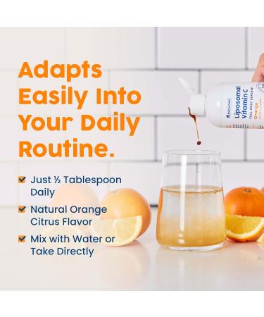 NativePath Liposomal Vitamin C 500mg with Amla Extract - High Absorption Immune Support Supplement - Orange Flavor 30 Servings - Buy Online on GoSupps.com