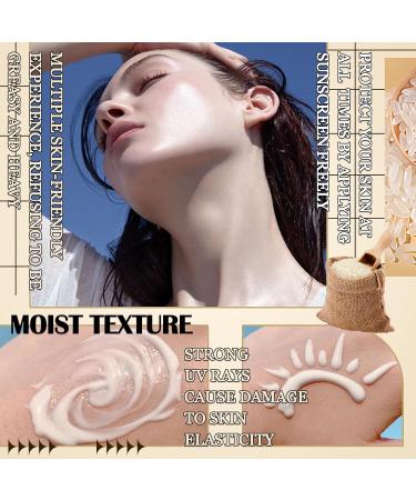 Rice Probiotic Sunscreen SPF50+ | Moisturizing & Lightweight Sun Protection for All Skin Types - Buy Online on GoSupps.com