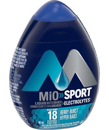 MiO Sport Berry Burst Liquid Water Enhancer 48ml (Pack of 12) 48ml (pack of 12) Berry Burst Electrolyte Enhancer - Buy Online on GoSupps.com