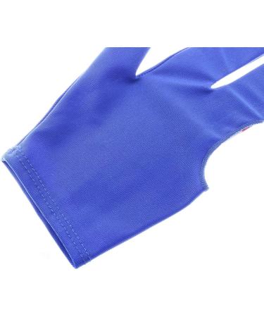 ZRM&E 3-Finger Billiard Gloves - Snooker Shooter Cue Pool Glove for Left/Right Hand - Blue - Buy Online on GoSupps.com