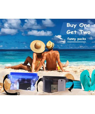 Waterproof Waist Pouch (2 Pack) | Keep Your Phone and Valuables Safe and Dry | Ideal for Boating, Swimming, Snorkeling | AiRunTech - Buy Online on GoSupps.com