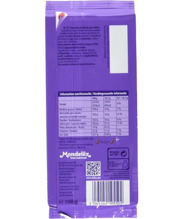 Milka Alpine Milk 3 x 100 g - Pack of 5 - Buy Online on GoSupps.com