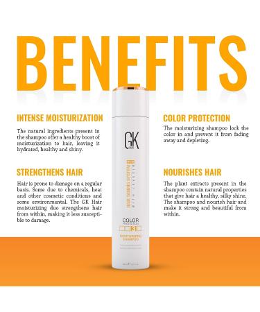 Global Keratin Moisturizing Shampoo - Color Protection & Hydrating Formula (10.1 Fl Oz/300ml) - Buy Online on GoSupps.com