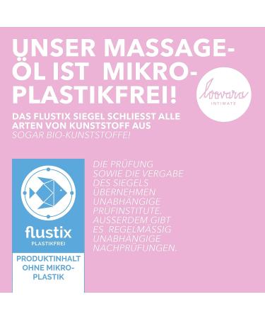 Loovara Premium Massage Oil 100ml - Vegan & Natural Jojoba & Almond Oil Moisturizing Microplastic-Free Made in Germany - Buy Online on GoSupps.com