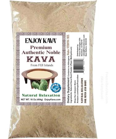 Enjoy Kava Noble Premium KAVA (16 Oz Bag) Herbal Supplement Kava Drink ... EnjoyKava.com Bulk Wholesale - Buy Online on GoSupps.com