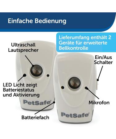 PetSafe Ultrasonic Indoor Bark Control - Pack of 2 - Buy Online on GoSupps.com