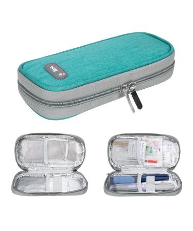 Insulin Cooler Bag - Diabetic Bag for Diabetic Supplies Keep Supplies Safe and Cold by YOUSHARES (Green) - Buy Online on GoSupps.com