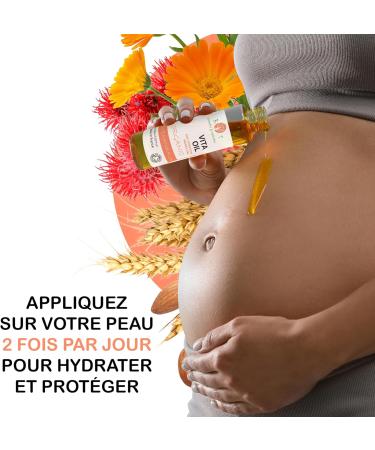  B.O.T cosmetic & wellness Vita Oil Anti Stretch Marks Pregnancy Stretch Marks Body Firming Oil Fights Sagging 87% Improves Skin Appearance (Almonds Vitamins A & E) - 500 ml - Buy Online on GoSupps.com