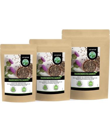  Alpi Nature Alpi Nature Whole Milk Thistle Seeds 100g Seeds for Preparing Milk Thistle Herbal Tea - Buy Online on GoSupps.com