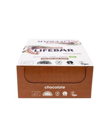Buy Lifefood Lifebar Energy Seal - Vegan Organic Gluten-Free Chocolate Sports Bars (15 Pack) | Healthy No Added Sugar - Buy Online on GoSupps.com