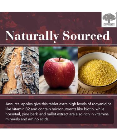 New Nordic Hair Volume for Menopause | Supports Healthy Hair Growth & Nourishes Mature Hair | 30 Tablets for Post-Menopausal Women - Buy Online on GoSupps.com