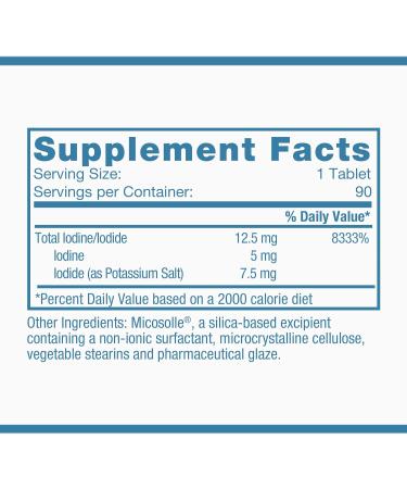Buy Optimox Iodoral IOD 12.5 - High Potency IodinePotassium Iodide - 90 Tablets - Buy Online on GoSupps.com