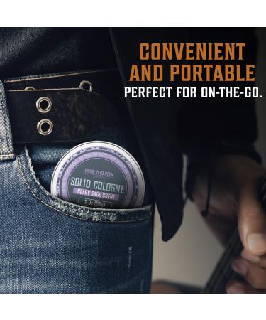 Viking Revolution Clary Sage Mens Solid Cologne Men 2 Oz - Men Solid Perfume with Clary Sage Cologne for Men - Balm Cologne for Mens Cologne Balm Travel Cologne Wax (1 pack Clary Sage) Clary Sage 2 Ounce (Pack of 1) - Buy Online on GoSupps.com