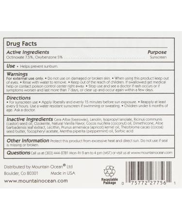 Lip Trip SPF 15 Vanilla Lip Balm 0.25 Oz - Pack of 12 - Buy Online on GoSupps.com