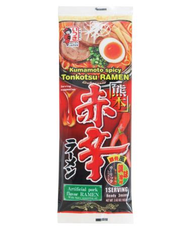 Ituski Single Serving Ramen Kumamoto Akakara Tonkotsu Ramen (Spicy Flavour)
