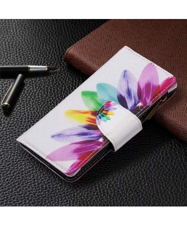 Buy Miago 9 Card Slots Leather Cover for Huawei Y5 2019 - Colorful Zipper Flip Wallet Case PU Leather Protective Cover with Sunflower Design - Buy Online on GoSupps.com