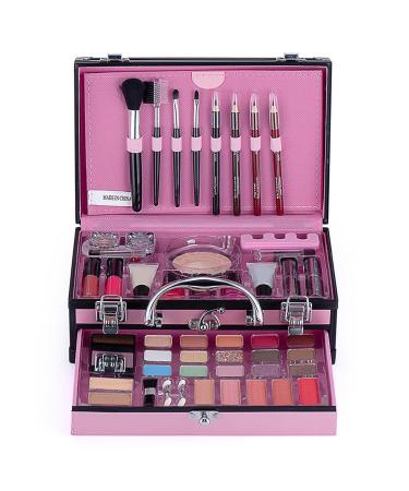 Fowybe everything in a make-up gift set professional eyeshadow-palette-color-color-up pallet gift gift holiday set holiday beauty cosmetics essential starter bundle with eyeshadow