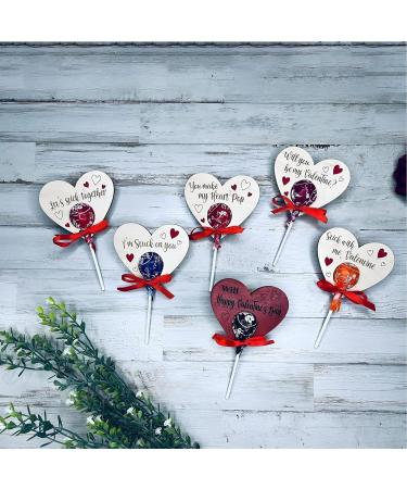 Skoulazeo Valentines Candy Cards - Heart Shape Valentines Day Cards for Candy Valentine Classroom Prizes Supplies for Boys Girls School Class Favors - Buy Online on GoSupps.com