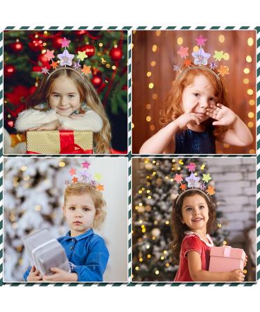 WLLHYF Glitter Star Headband Party Hair Headbands Valentines Day Gift Hair Bands Glitter Band Hair Accessory for Women (Colorful) - Buy Online on GoSupps.com