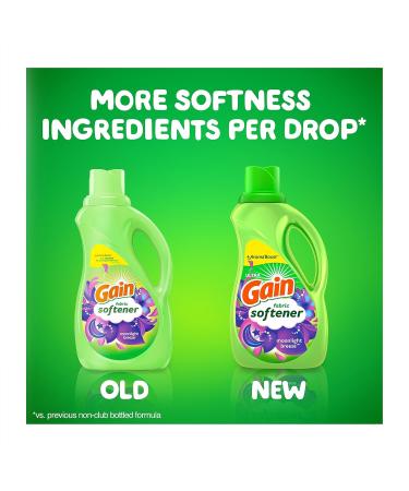 Gain Laundry Liquid Fabric Softener Moonlight Breeze Fabric Conditioner 4.16 L 190 Loads Moonlight Breeze 4.16 ml (Pack of 1) - Buy Online on GoSupps.com