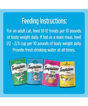 TEMPTATIONS MixUps and Classics Variety Packs - 6 Pack of 3 oz. Feline Favorites with Multiple Flavors - Buy Online on GoSupps.com