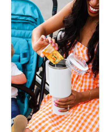 Immune Support Powder Supplement - Immune Boosters for Adults & Kids Plus Vitamin C Powder 1000mg Zinc No Sugar Electrolytes Powder Trace Minerals L-Theanine - 20 Packets Mandarin Flavor - Buy Online on GoSupps.com